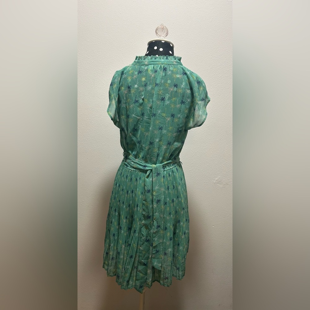 LC Lauren Conrad Blue/green Women Dress Size 4 - Picture 4 of 5